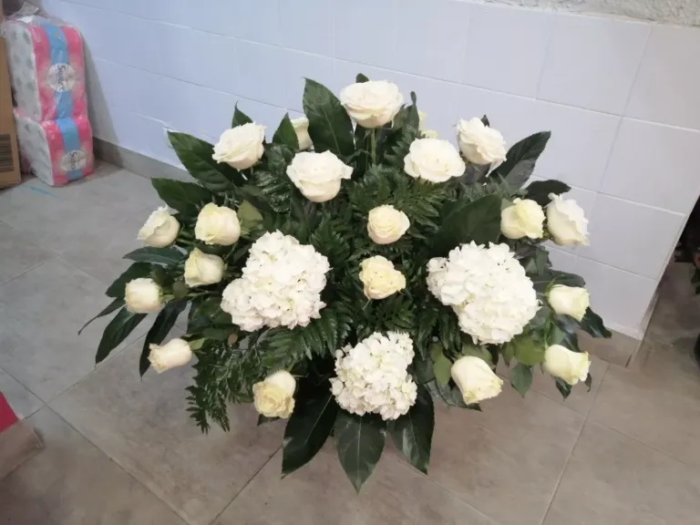 Ramo de flores de funeral